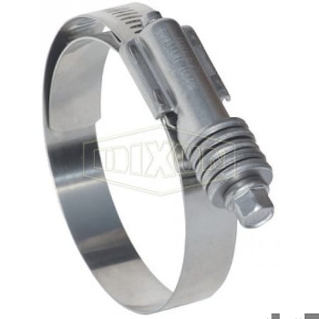 Constant Torque Worm Gear Clamp, 2-3/4 To 3-5/8 In Clamp, SS Band, Carbon Steel Bolt, Domestic